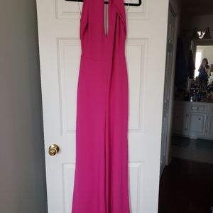 EUC Lulu's Hot Pink/Fuscia Jumpsuit